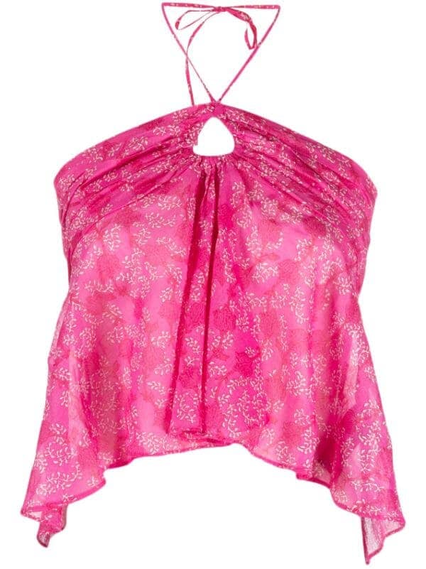 Gabao Top / Fuchsia Womens Isabel Marant Étoile 