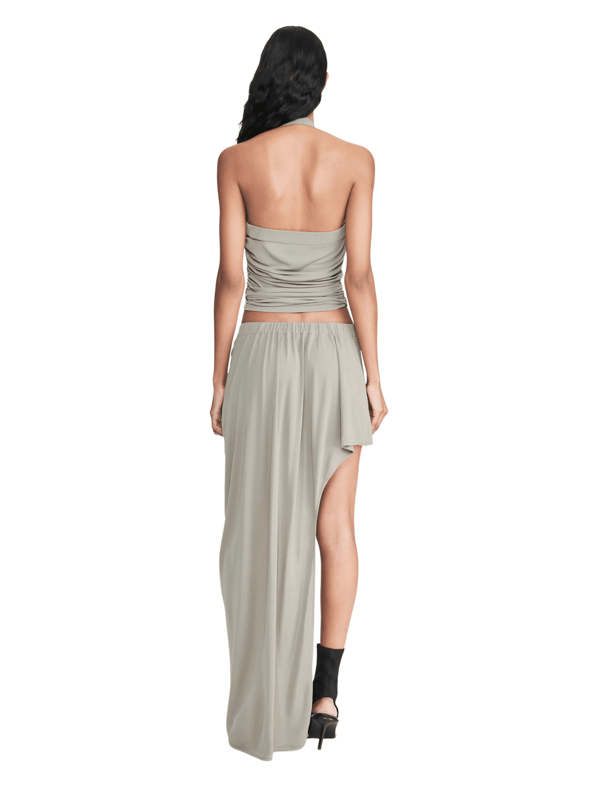 Gathered Tank / Slate Womens Dion Lee 