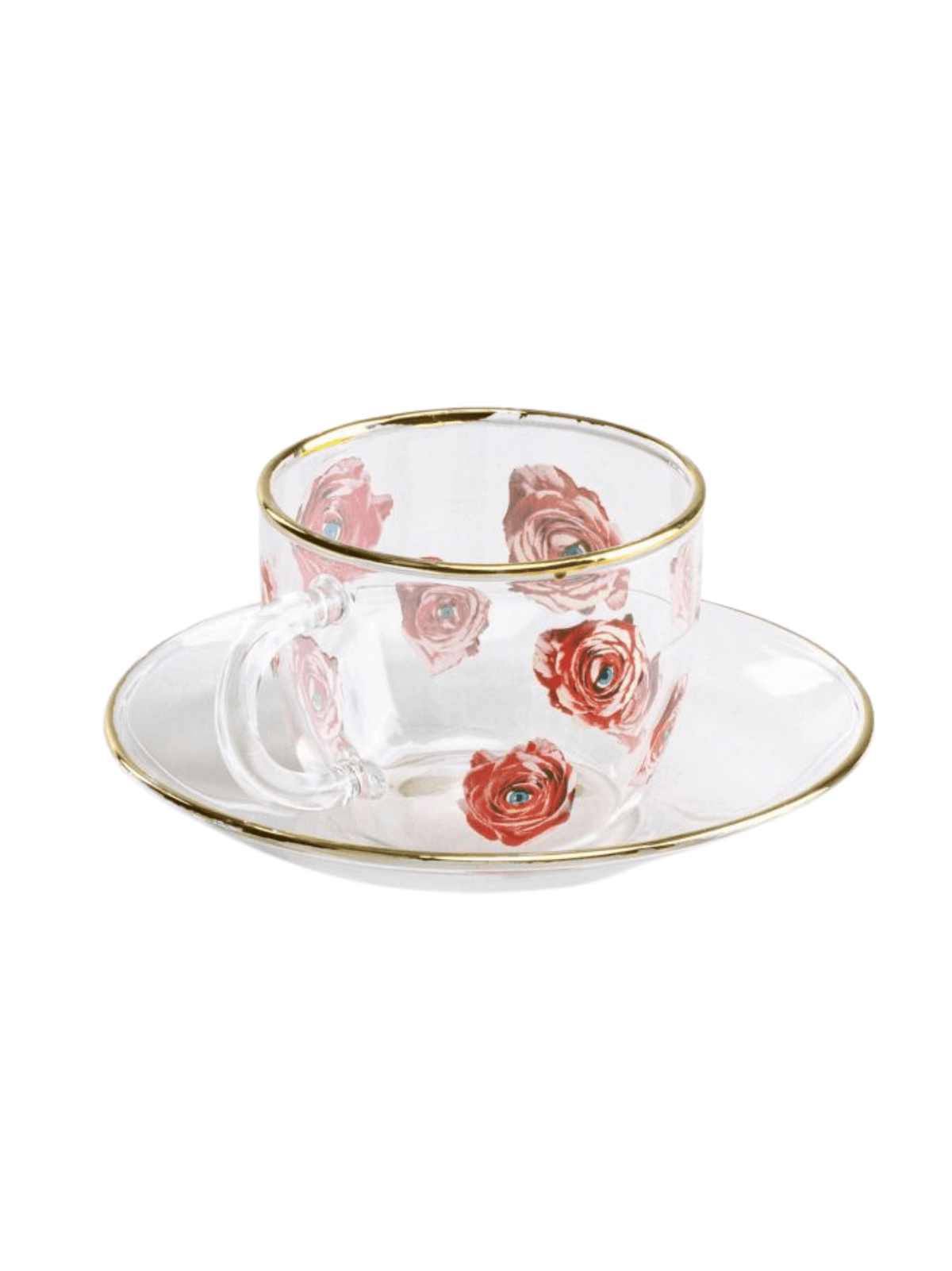 Glass Coffee Set / Roses Seletti Seletti wears Toiletpaper 