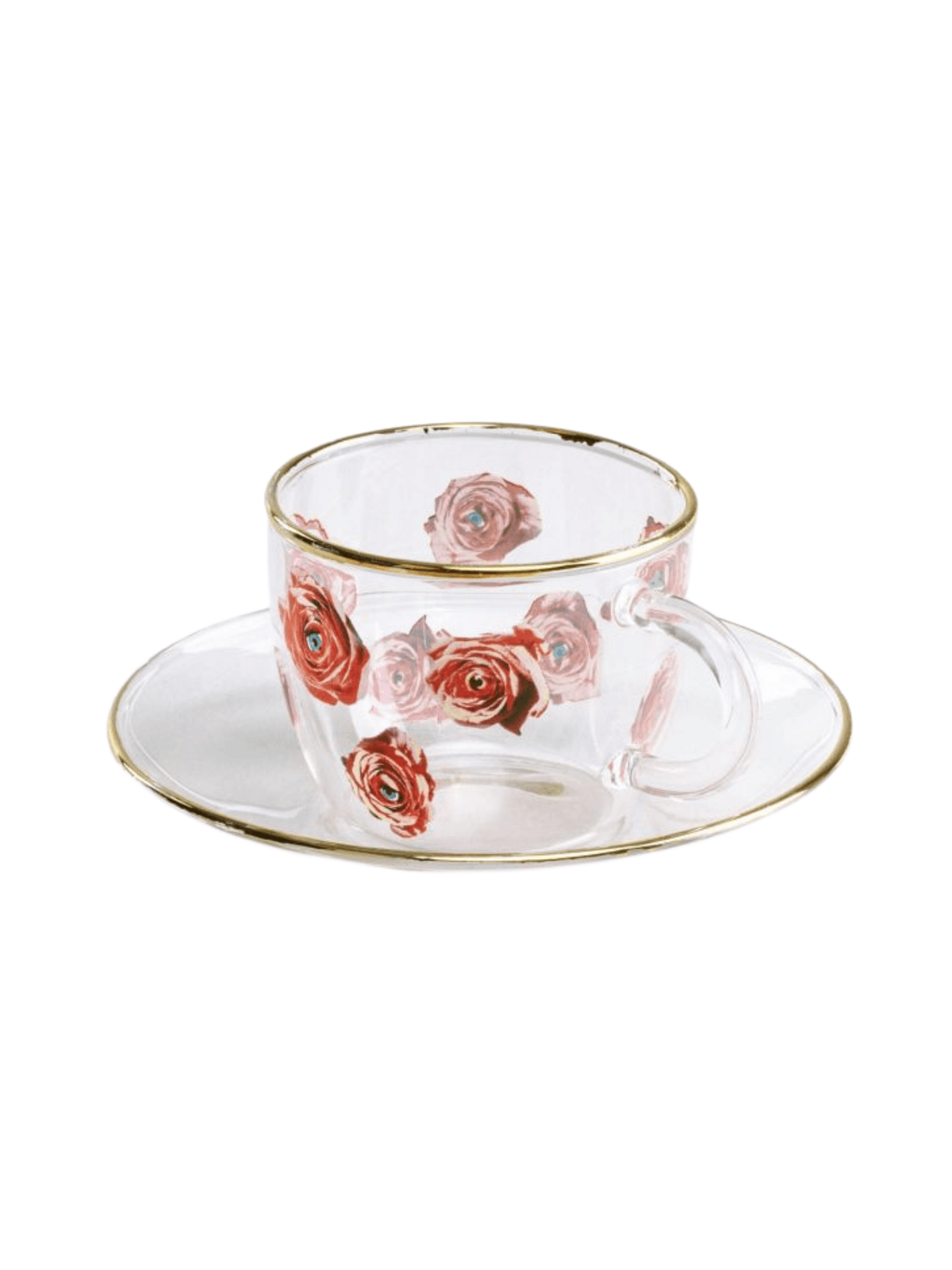 Glass Coffee Set / Roses Seletti Seletti wears Toiletpaper 