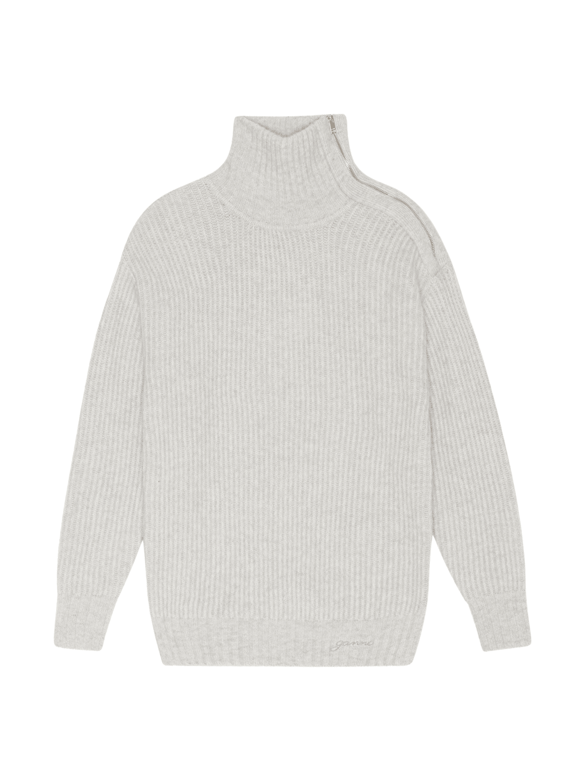 Highneck Zipper Pullover / High Rise GANNI 