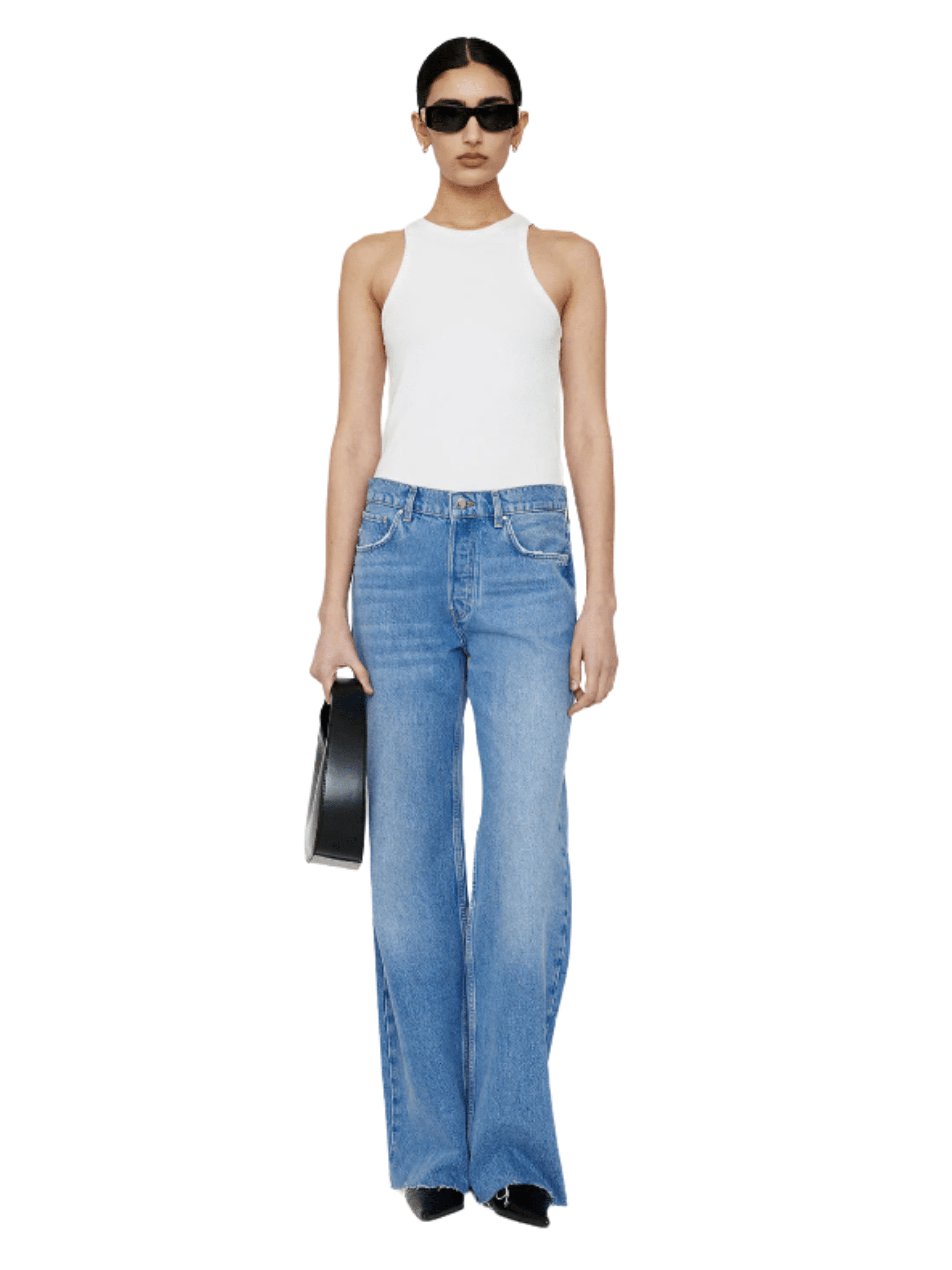 Hugh Jean / Panama Blue Womens Anine Bing 