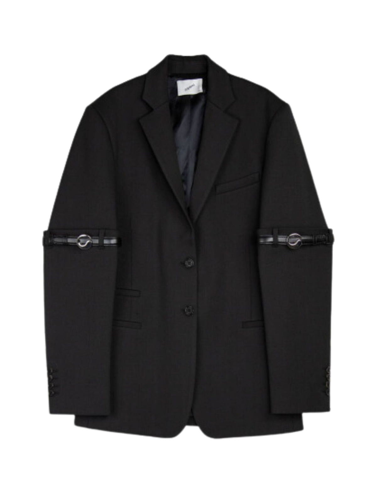 Hybrid Oversized Tailored Jacket / Black Womens Coperni 