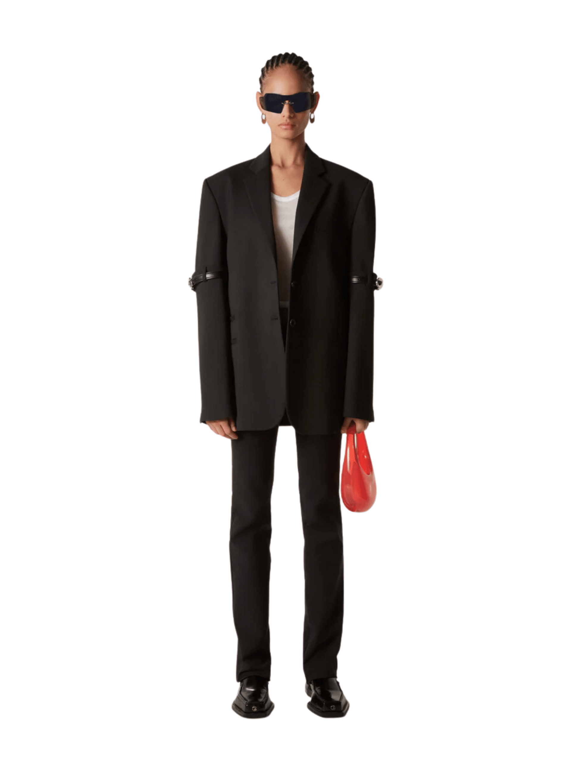 Hybrid Oversized Tailored Jacket / Black - Seletti Concept Store