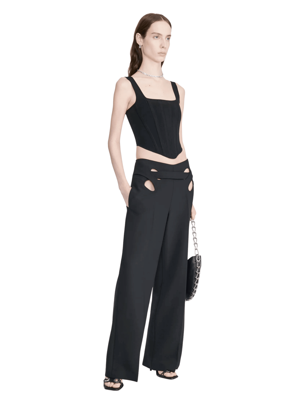 Interloop Tailored Pant / Black Womens Dion Lee 