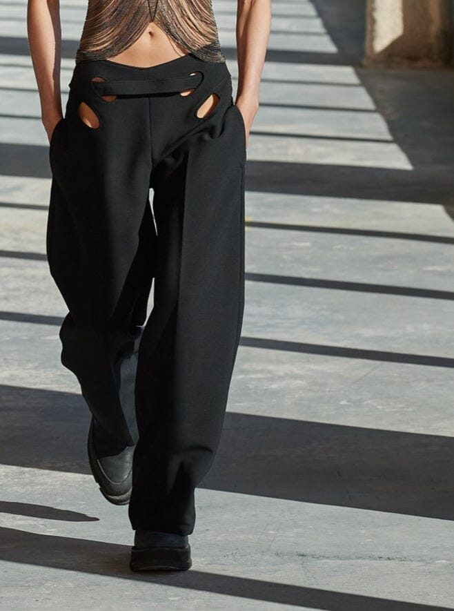 Interloop Tailored Pant / Black Womens Dion Lee 