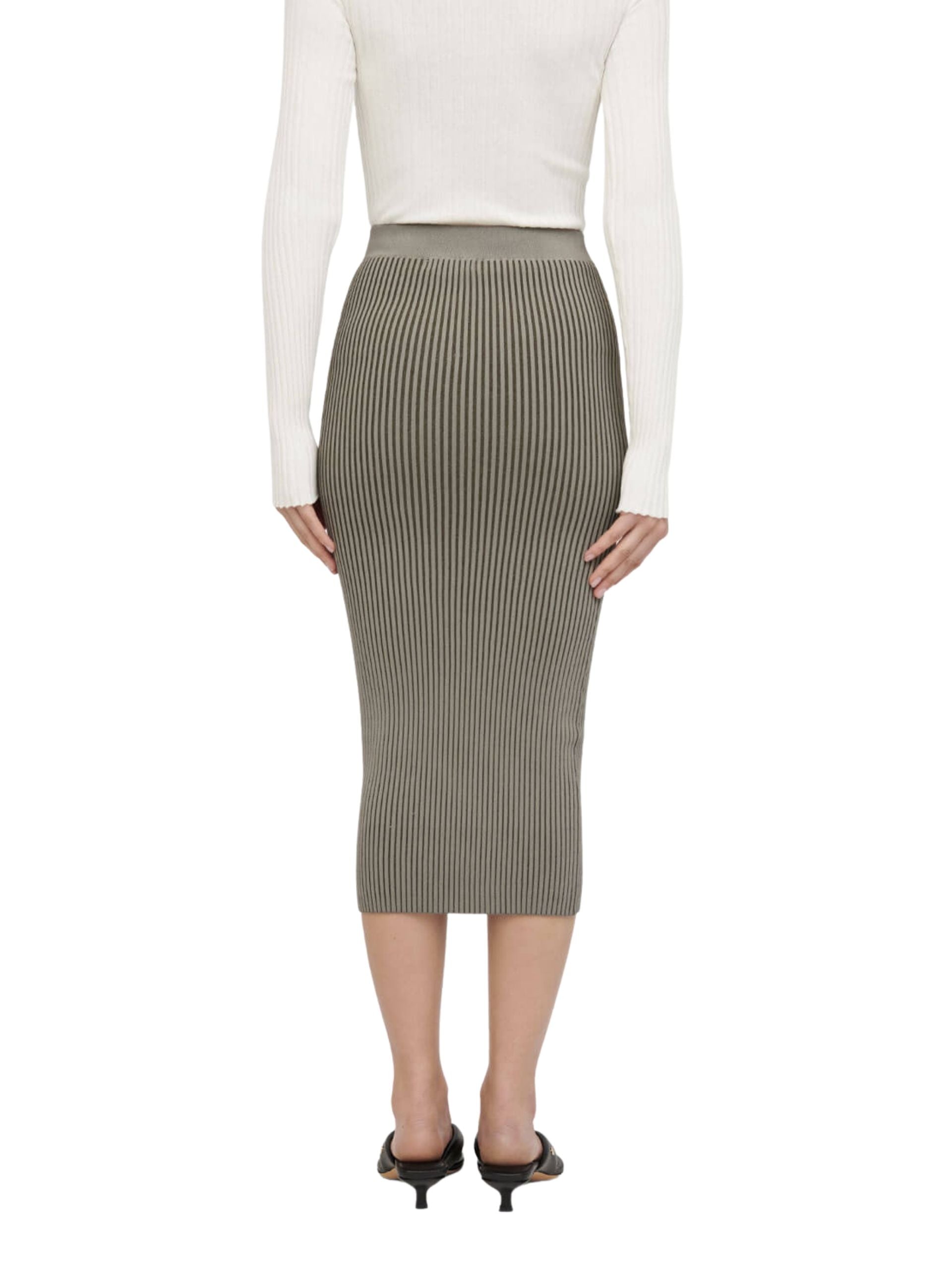 Julian Skirt Khaki Olive Seletti Concept Store