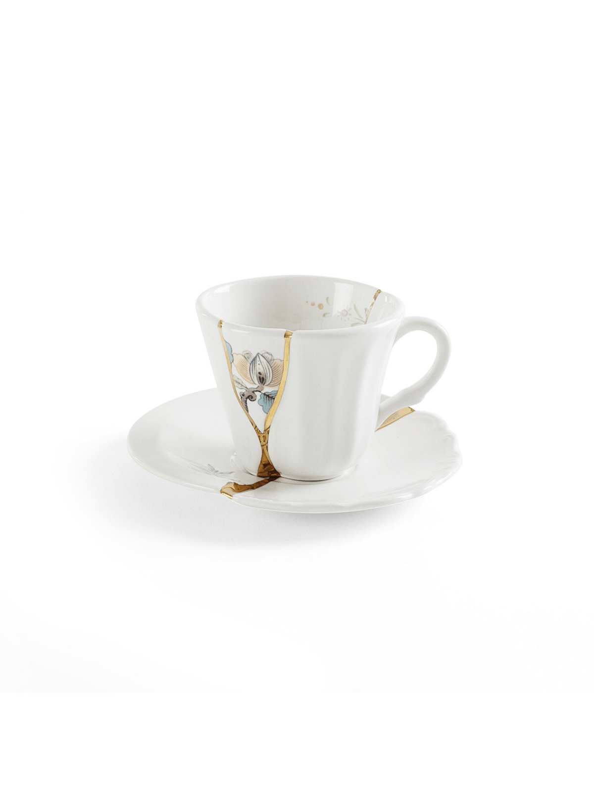 Kintsugi / Coffee Cup With Saucer / Design 3 Seletti Seletti 