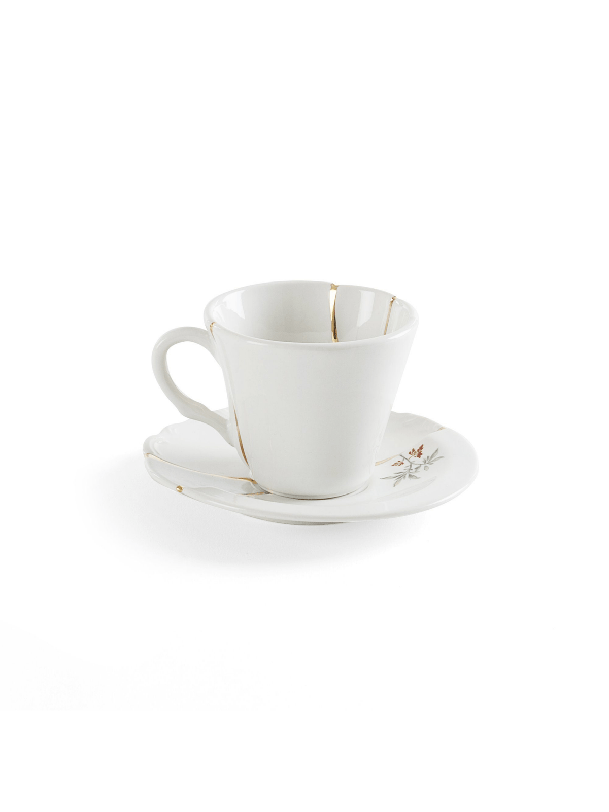 Kintsugi / Coffee Cup With Saucer / Design 3 Seletti Seletti 