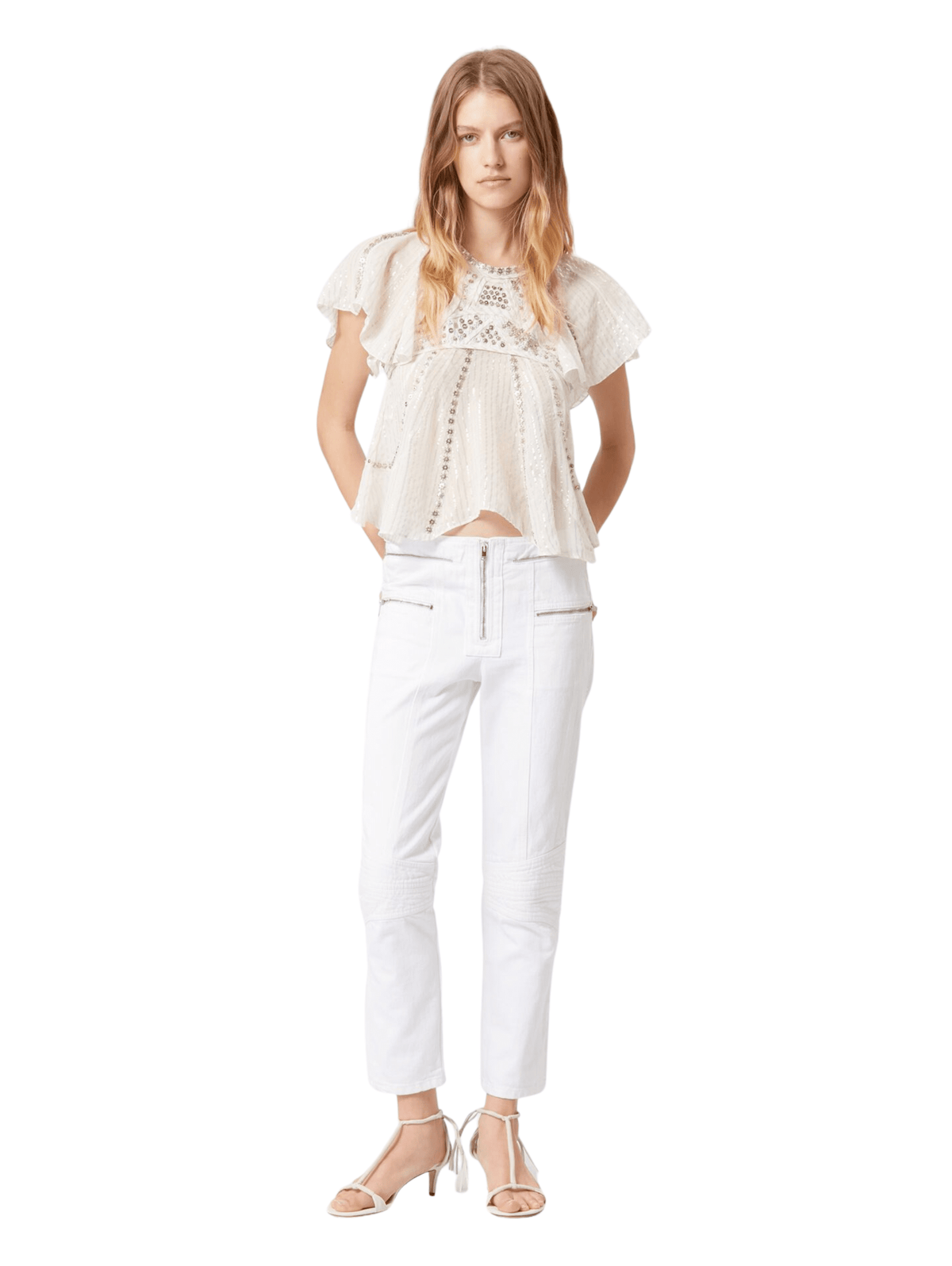 Loma Pants / White Womens Isabel Marant 