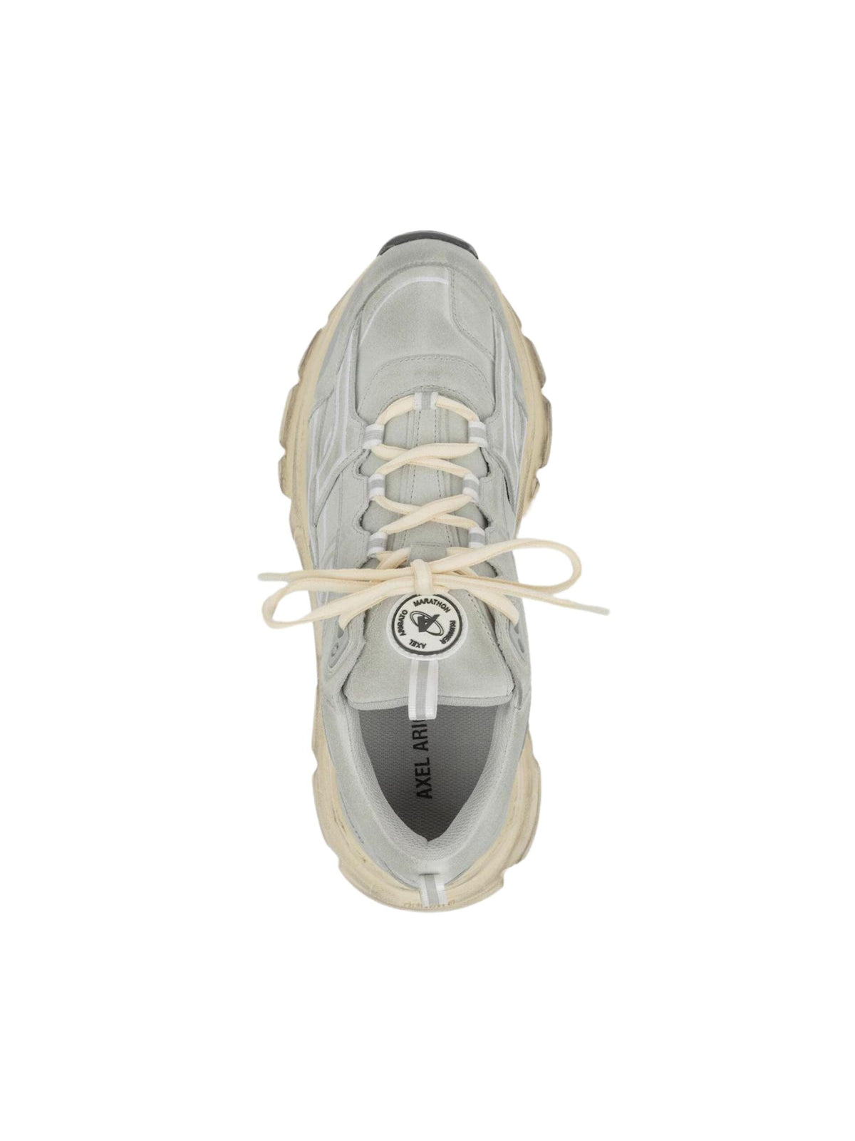 Marathon R-Trail Sneaker / Light Grey &amp; Distressed Suede Womens Axel Arigato 
