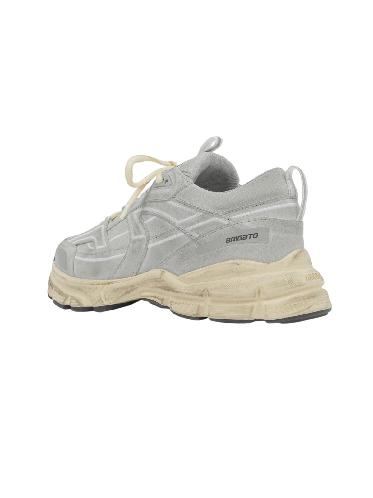 Marathon R-Trail Sneaker / Light Grey &amp; Distressed Suede Womens Axel Arigato 