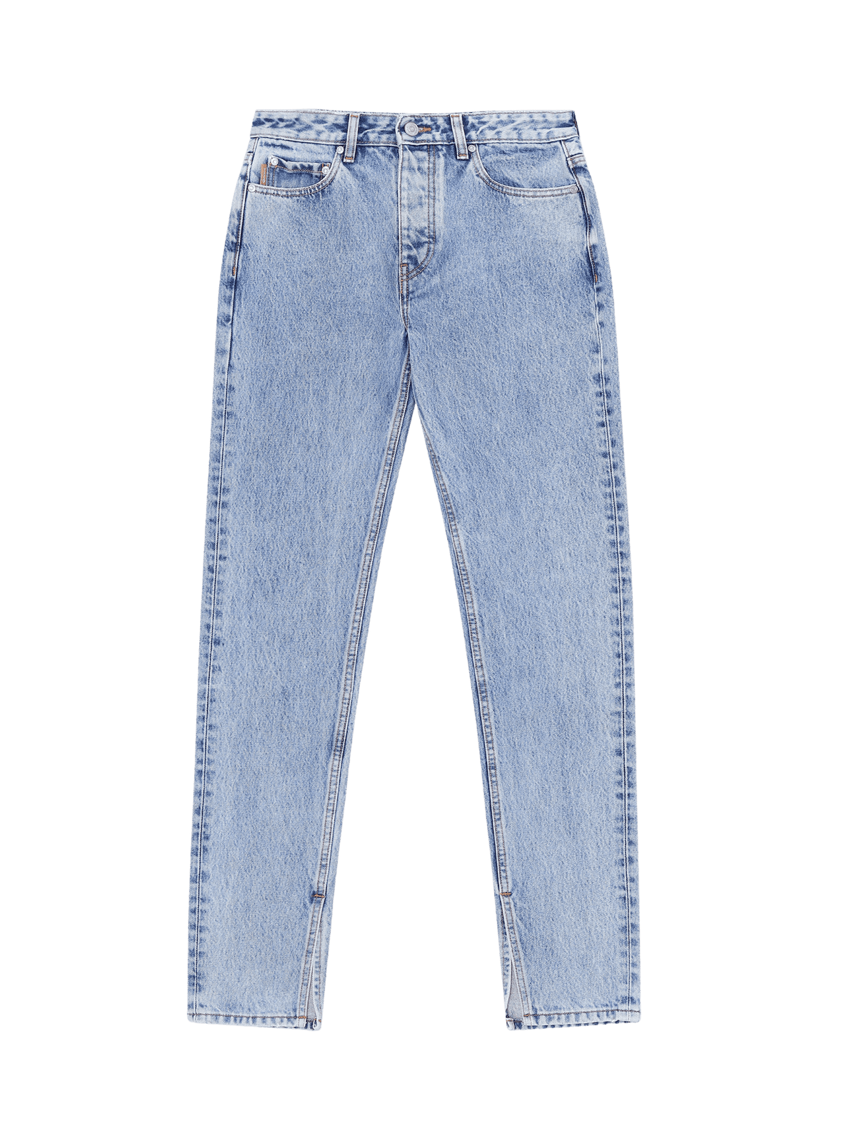 Mid-waist Slim Jeans / Washed Indigo Womens GANNI 