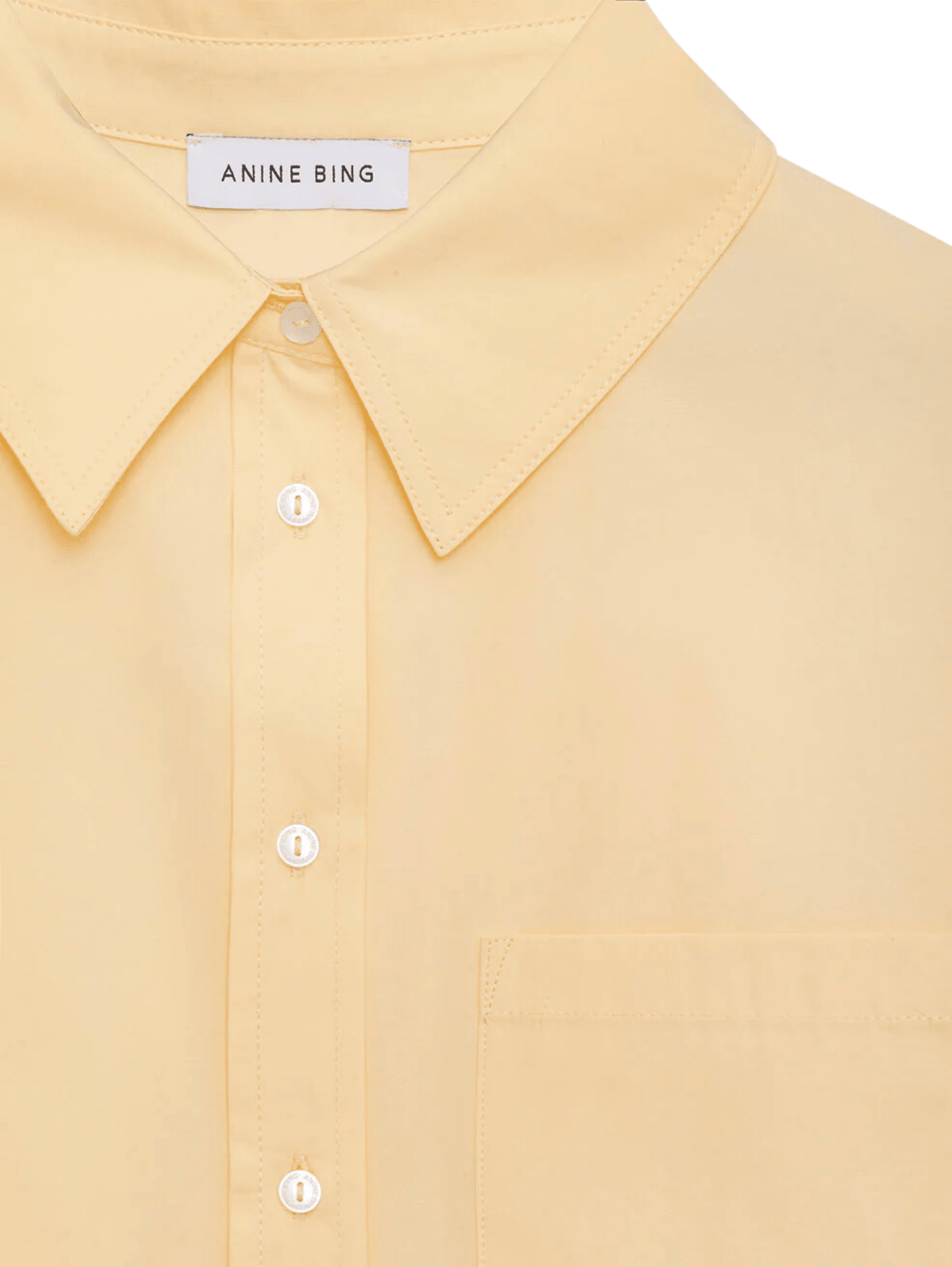 Mika Shirt / Yellow Womens Anine Bing 