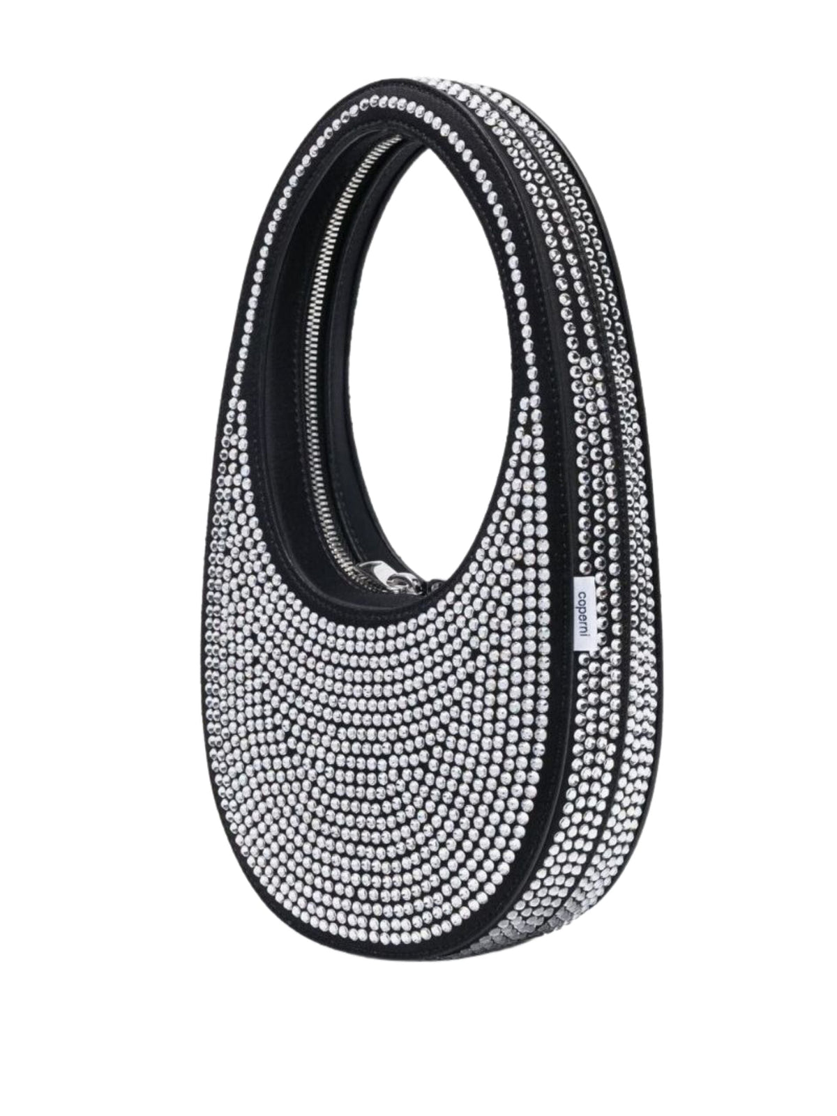 Mini Swipe Bag / Black Crystals Womens Coperni 