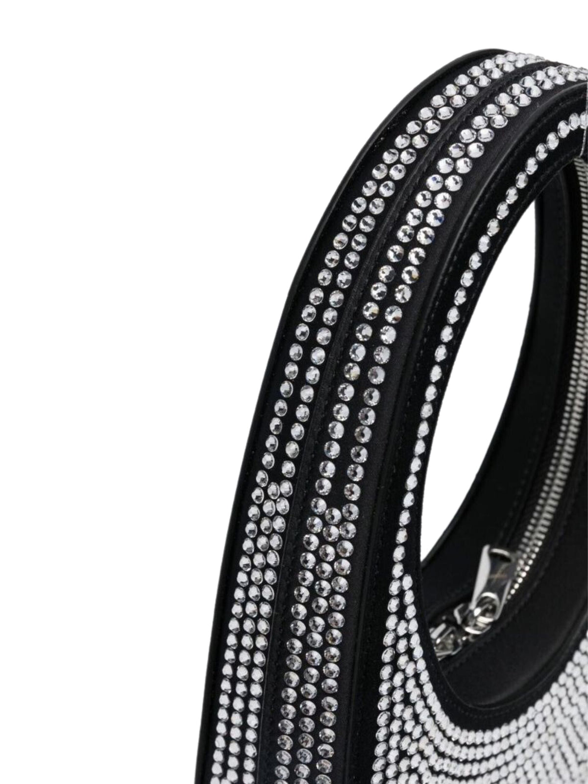 Mini Swipe Bag / Black Crystals Womens Coperni 