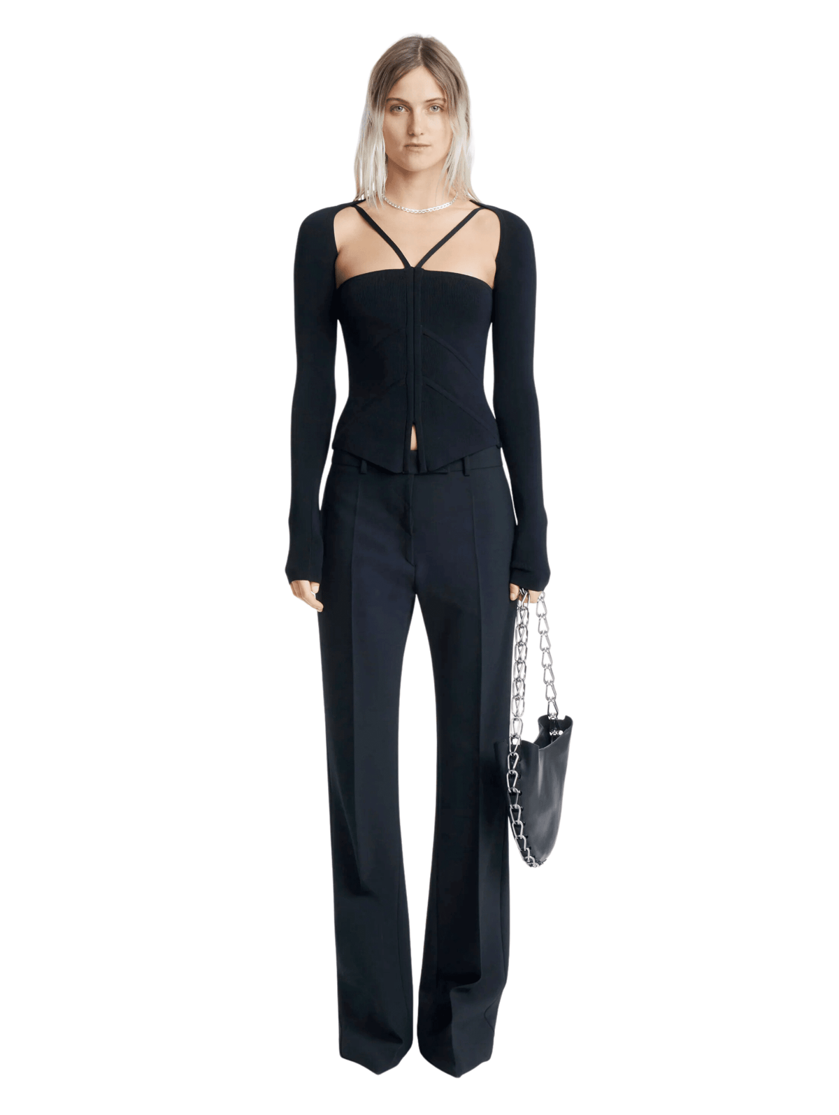 Modular Darting Corset / Black Womens Dion Lee 
