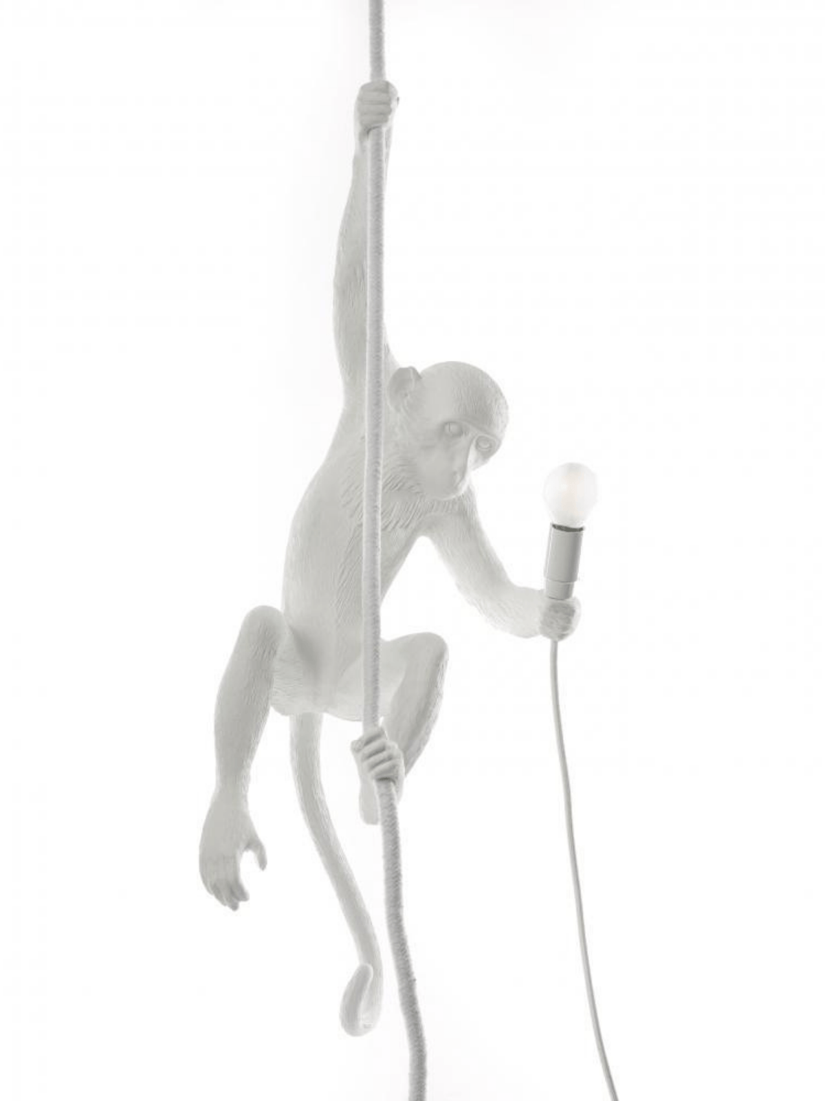 Monkey Ceiling Lamp / White Seletti Seletti 