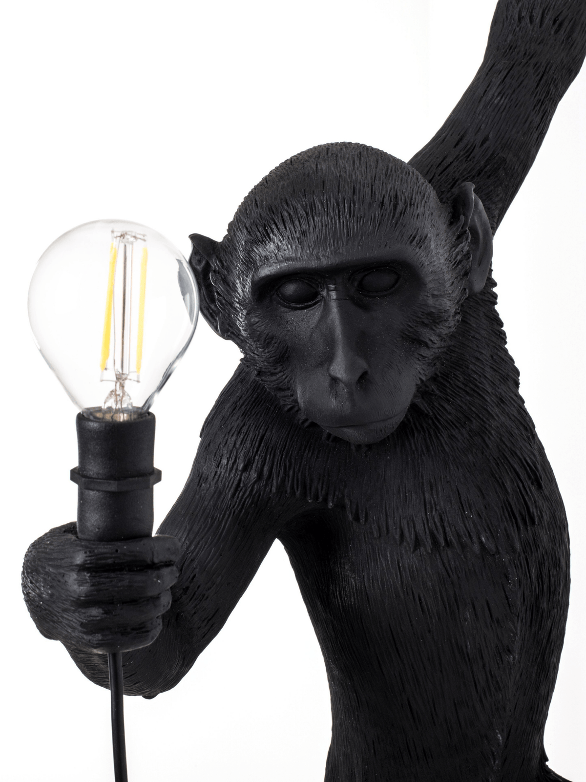 Monkey Hanging Lamp / Black Seletti Seletti 