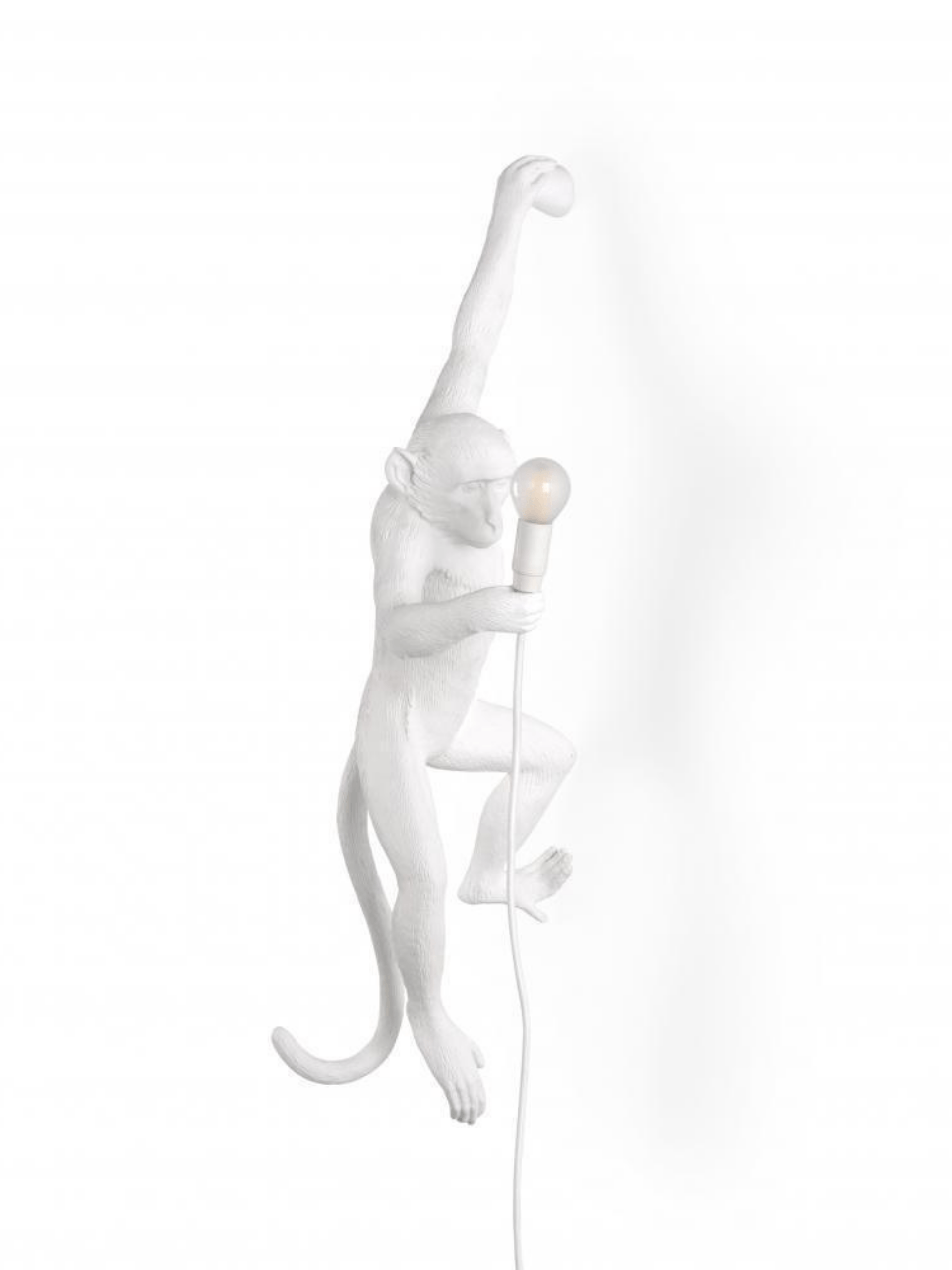Monkey Hanging Lamp / White Seletti Seletti 