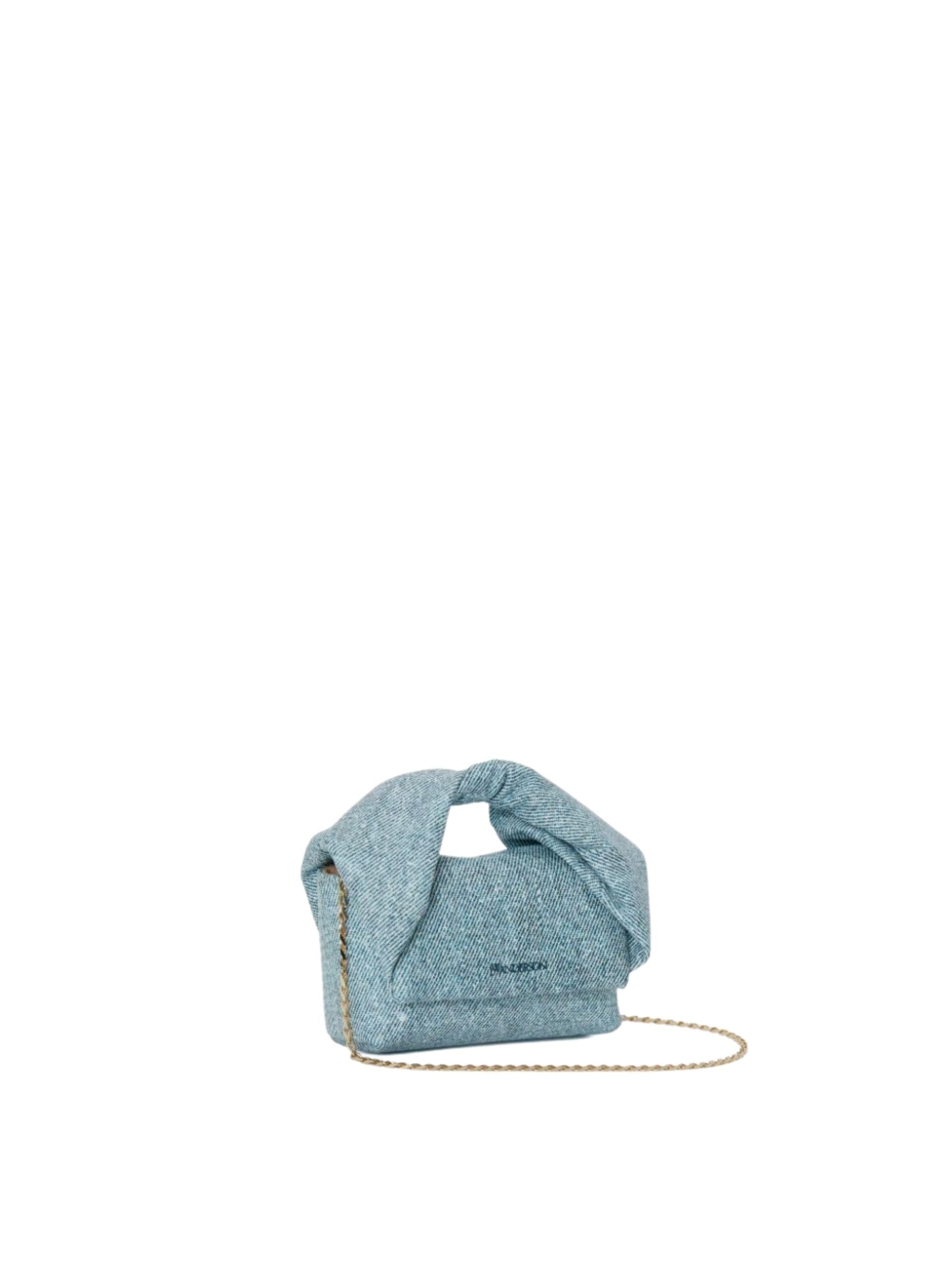 JW Anderson Blue Denim Chain Bag