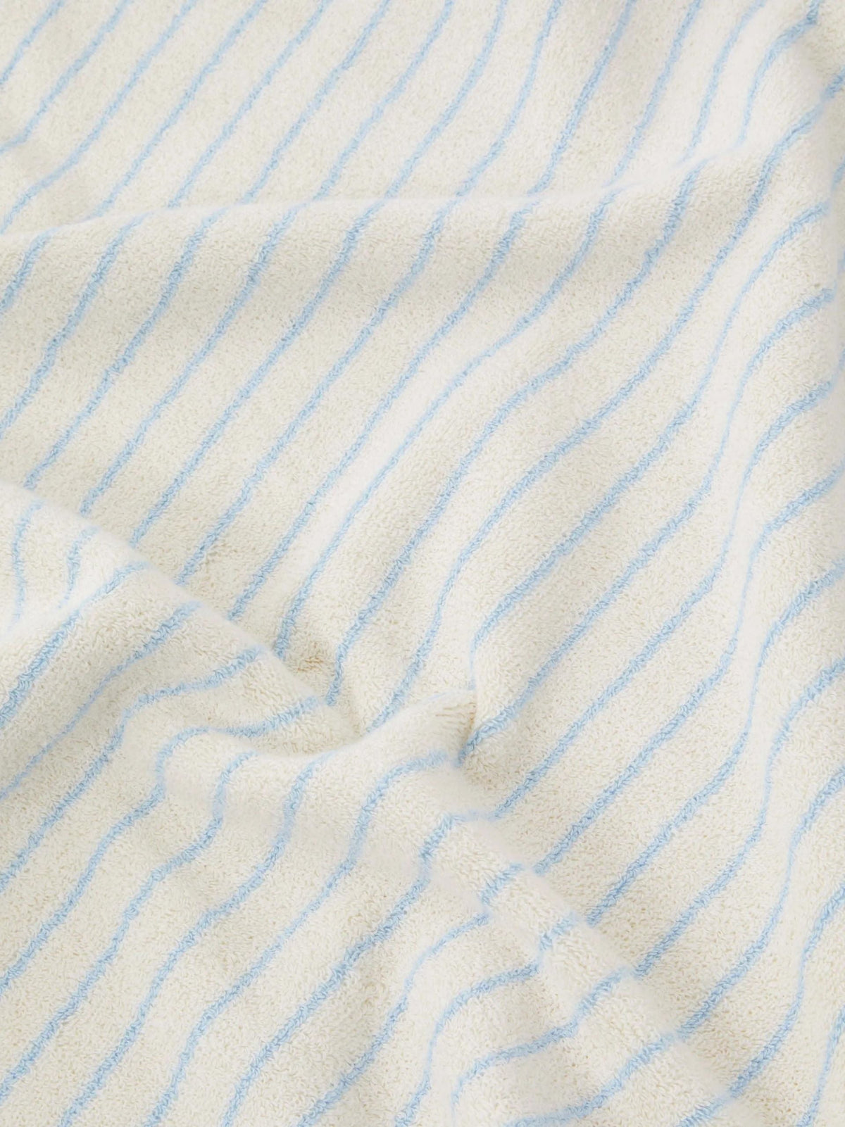 Organic Terry Bath Sheet / Baby Blue Stripes Womens Tekla 