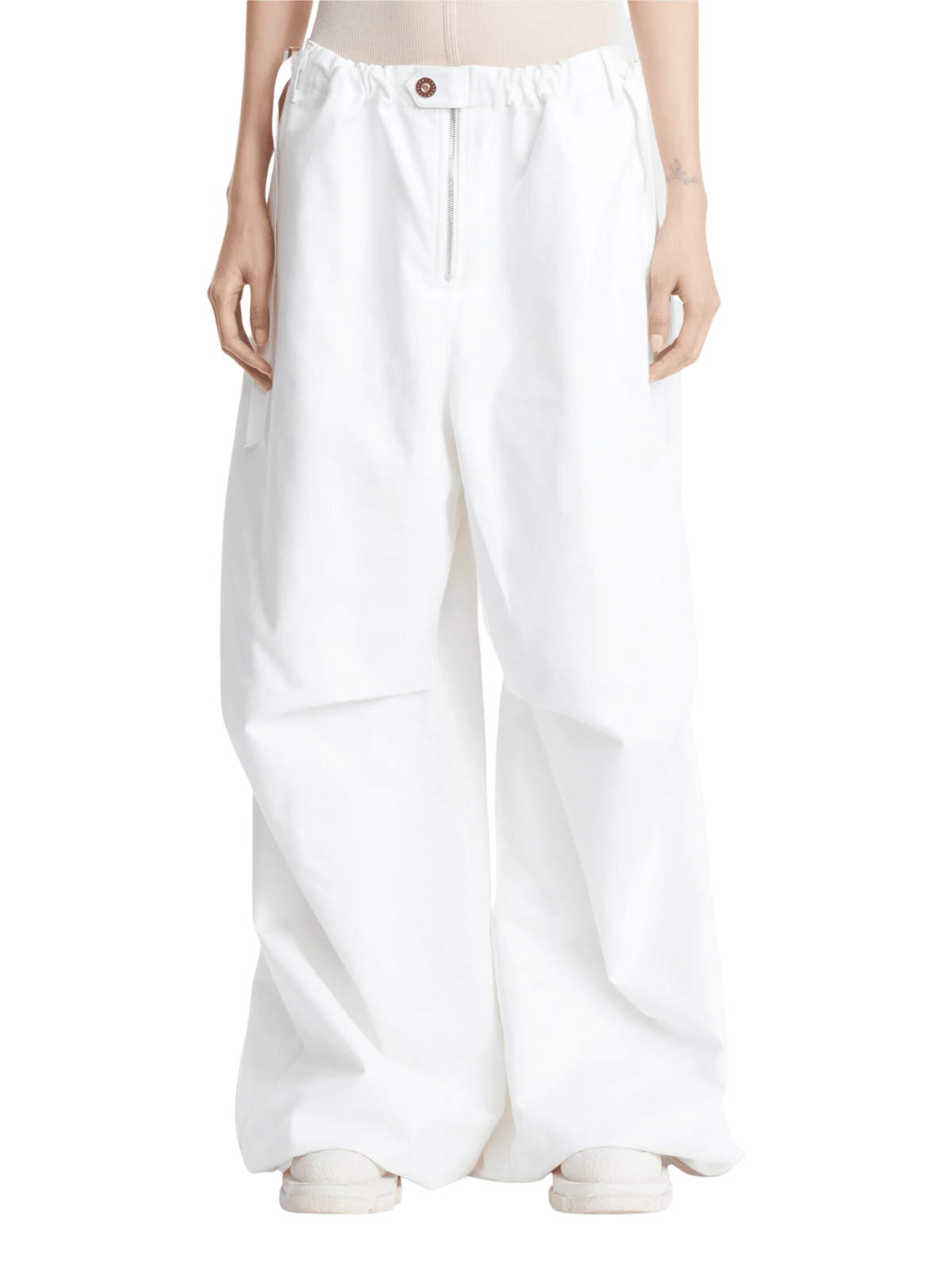 Oversized Flight Pant / Ivory Womens Dion Lee 