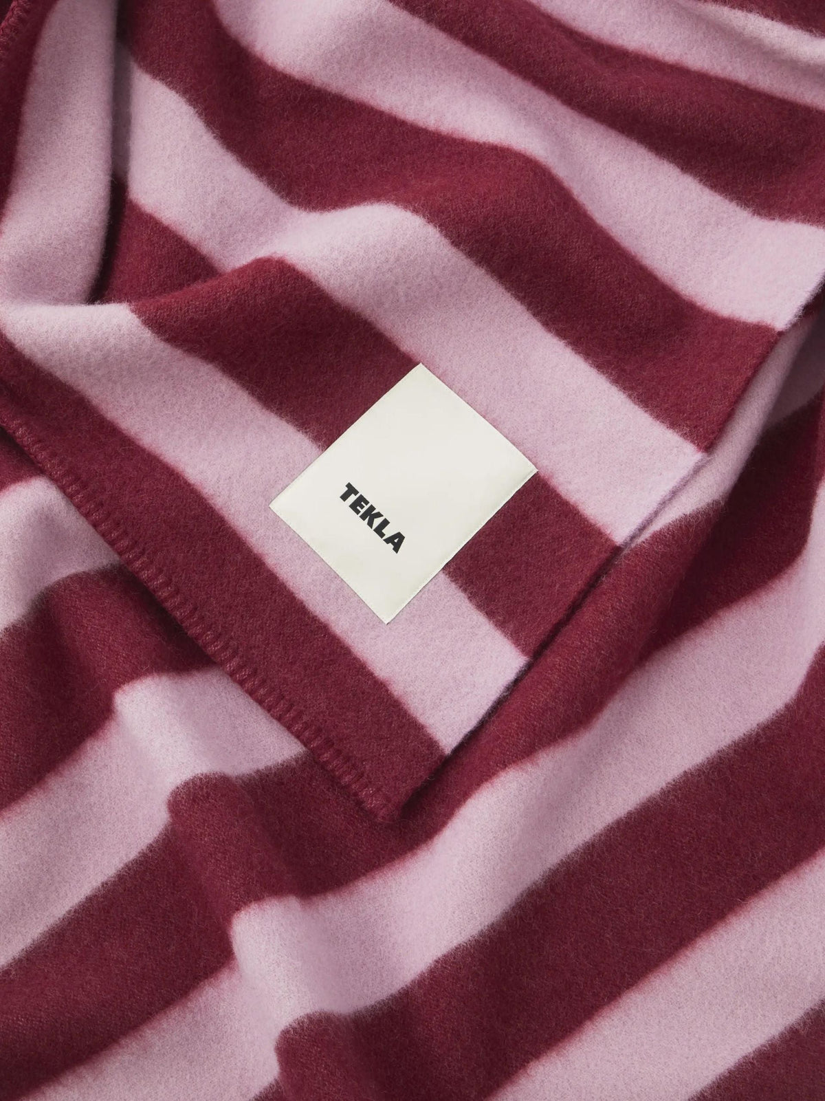 Pure New Wool Blanket / Red Stripes Tekla 