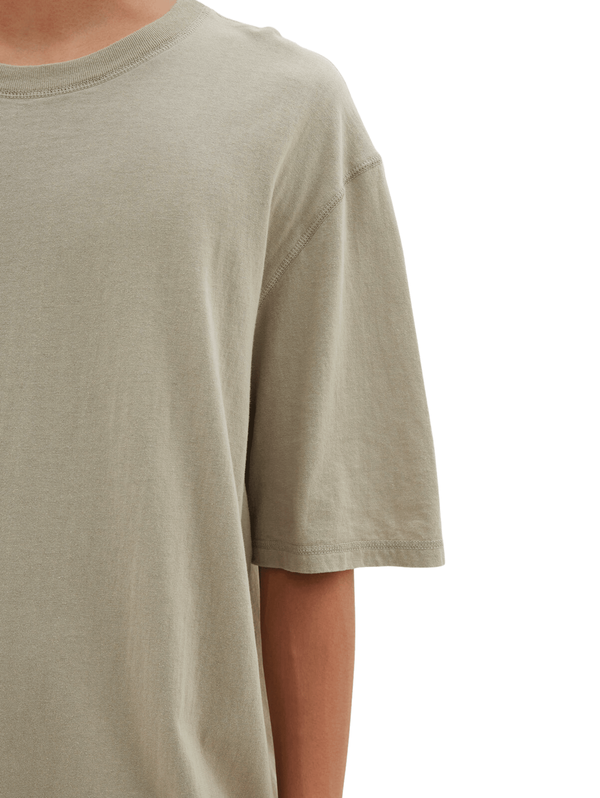 Regular Fit T-Shirt / Travertine Womens Bassike 