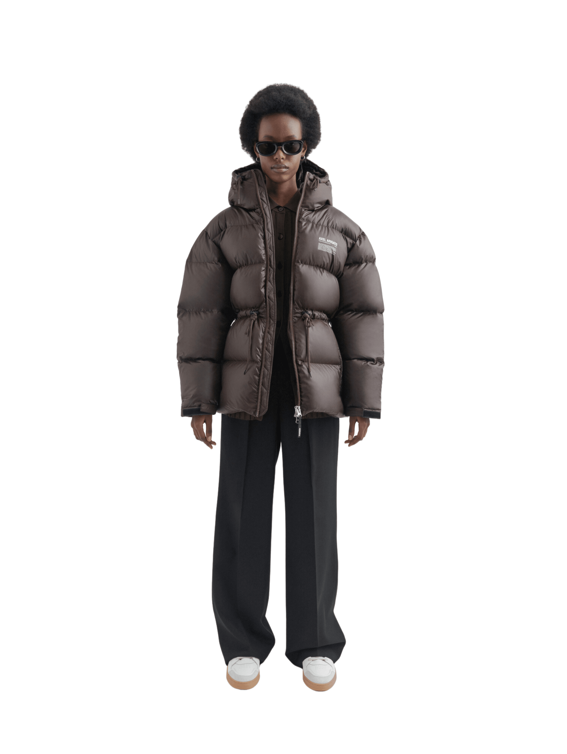 Rhode Down Jacket / Dark Brown Womens Axel Arigato 