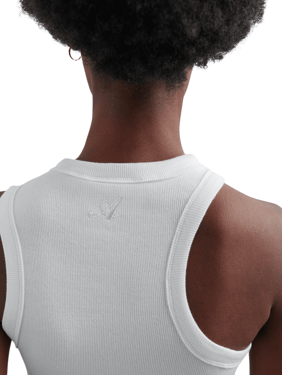 Script A Scoop Tank Top / White Womens Seletti Concept Store 
