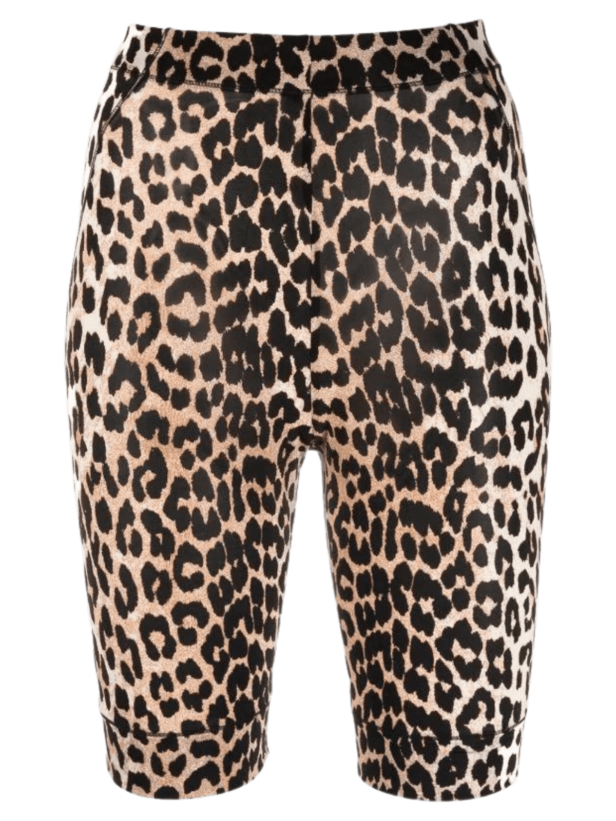 Short Leggings Rayon Underwear / Leopard Womens GANNI 