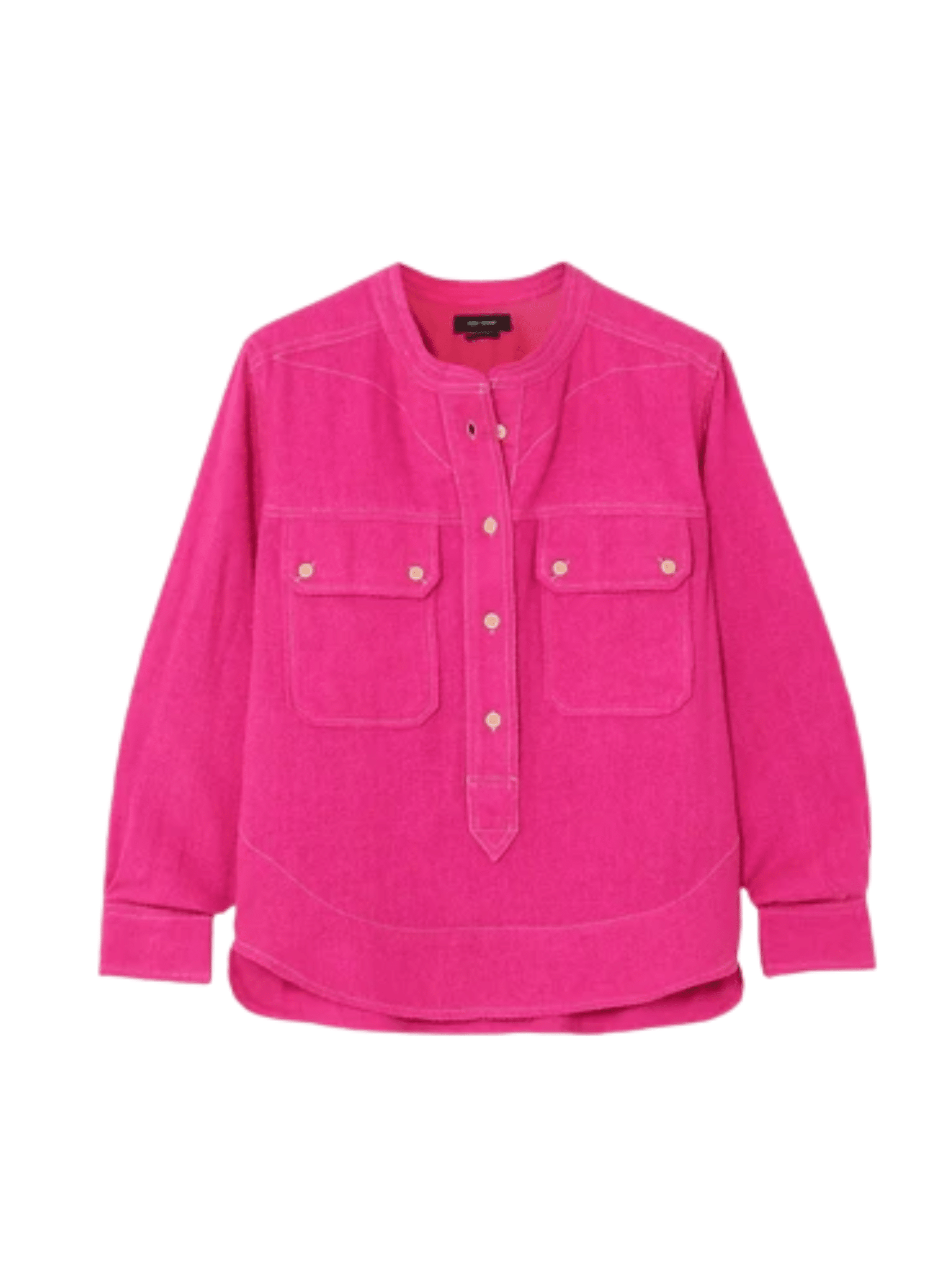 Tecoyo Top / Neon Pink Womens Isabel Marant Étoile 