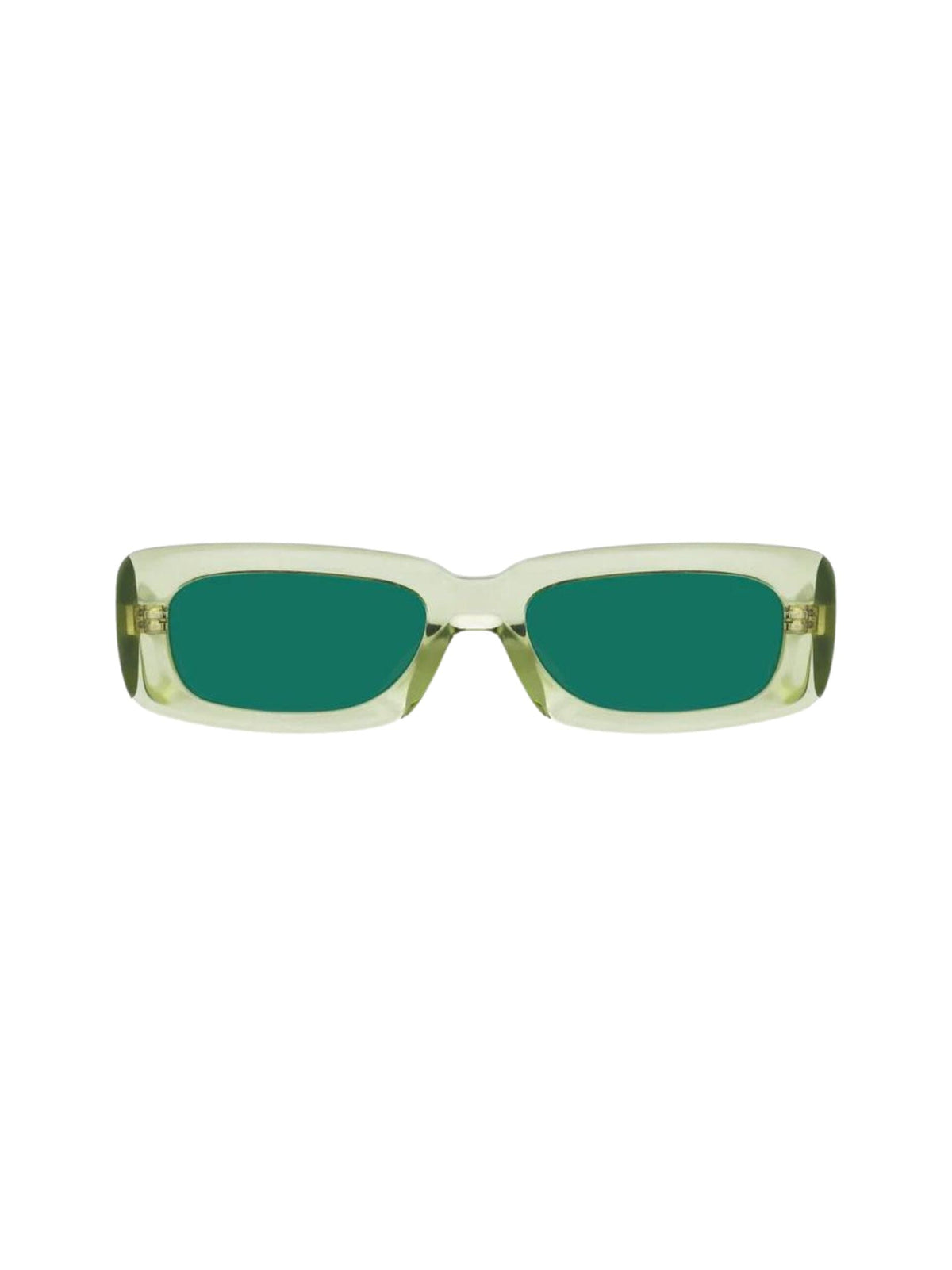 The Attico Mini Marfa Sunglasses / Lime Womens Linda Farrow 