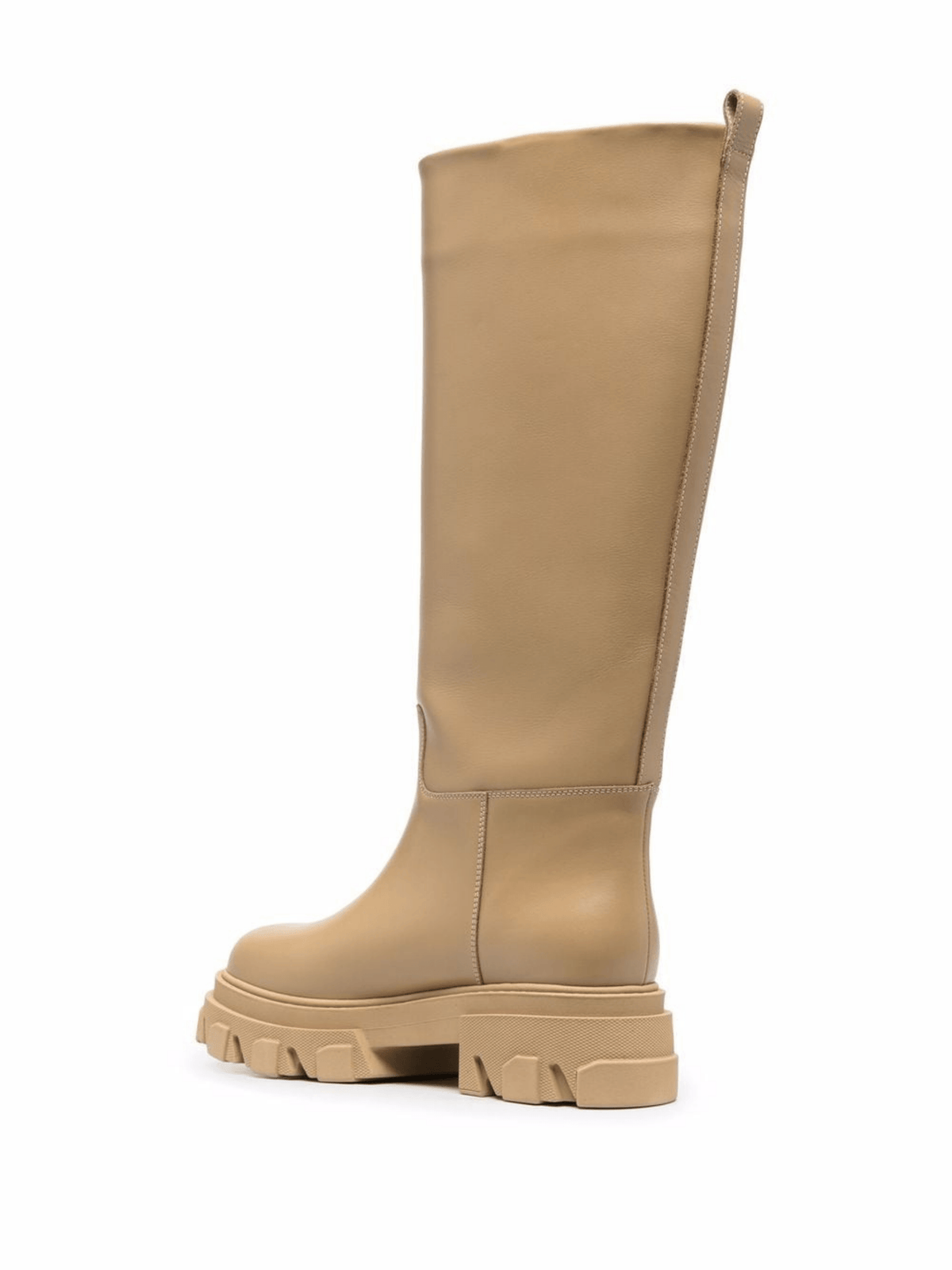 Tubular Combat Boots / Cappuccino Womens GIA BORGHINI 