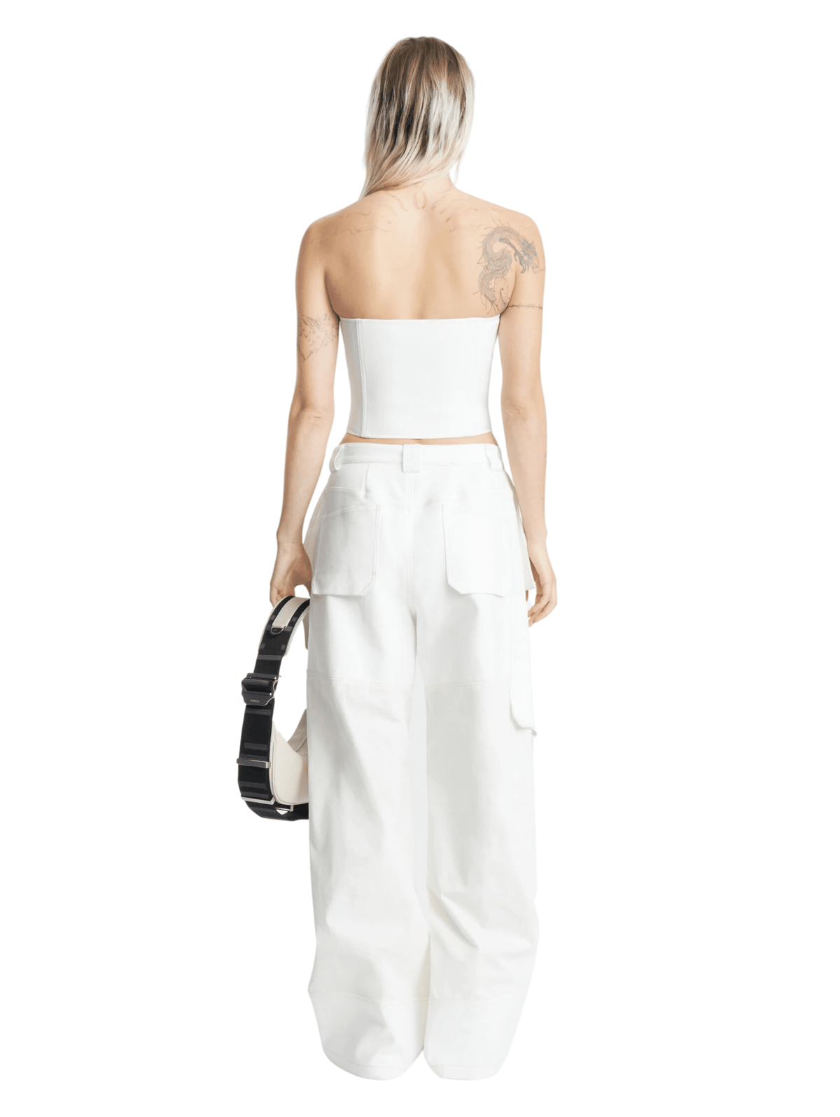 Workwear Pant / Ivory Womens Dion Lee 