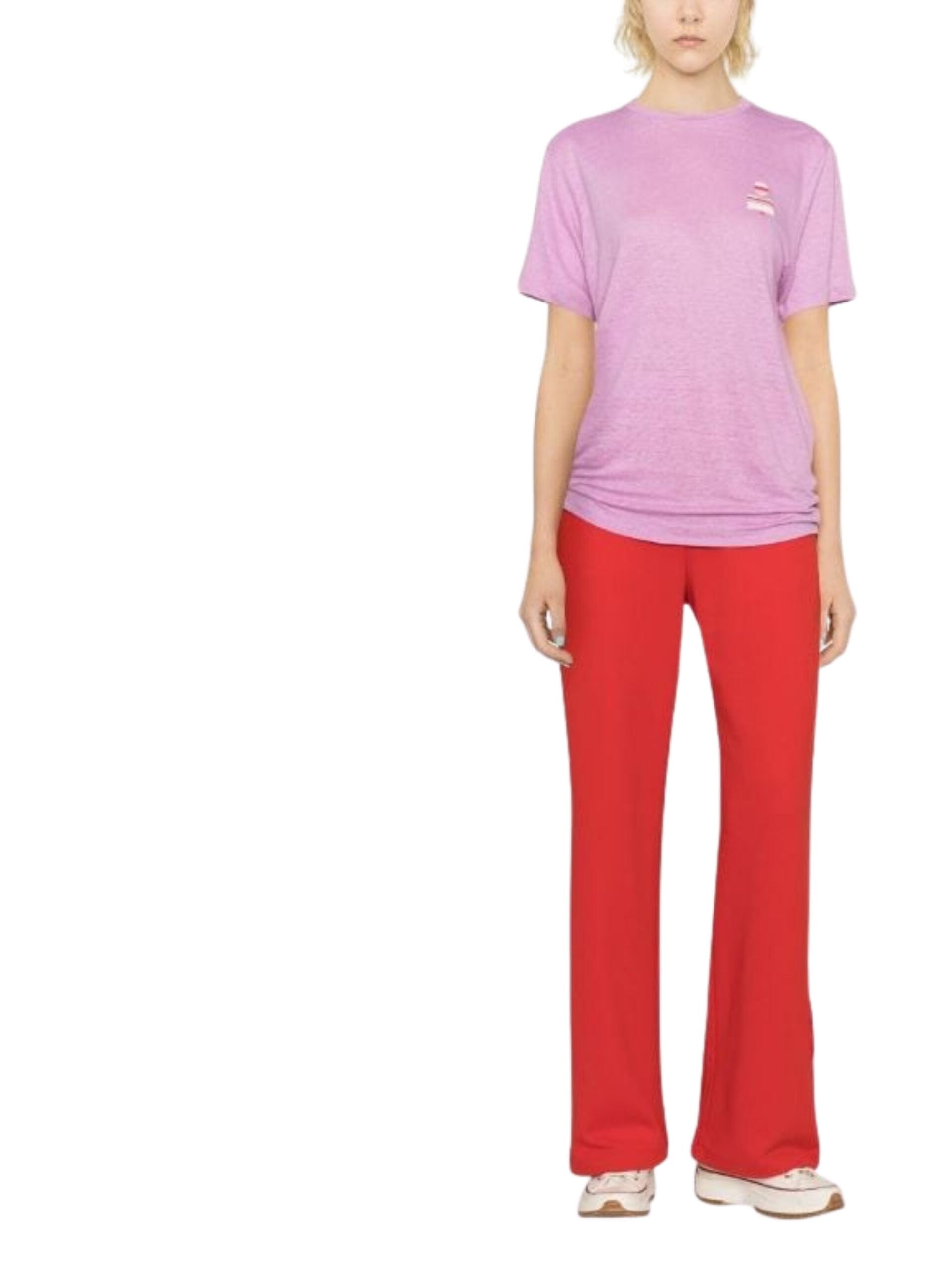 Zewel Tee Shirt / Lilac Womens Isabel Marant Étoile 